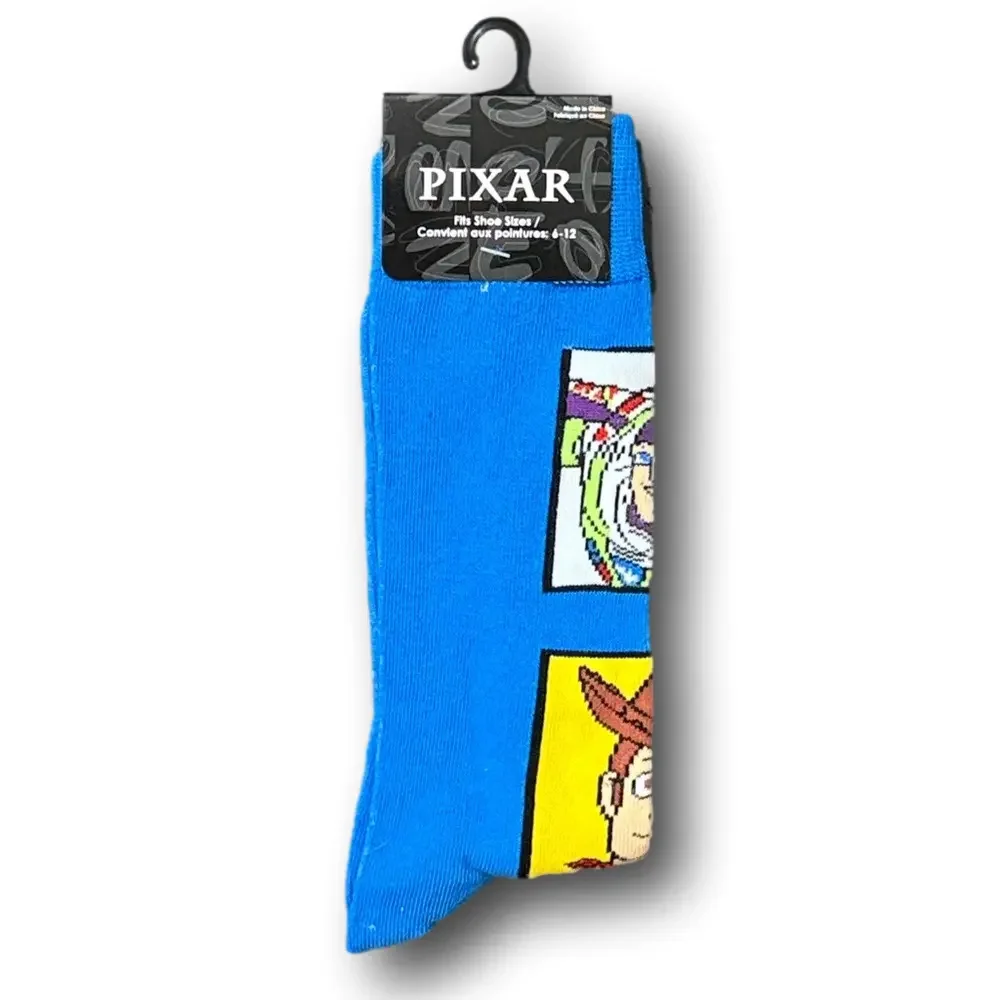 3/$20 Toy Story Woody, Buzz Lightyear, & Alien Pixar Funny Crew Socks - NWT